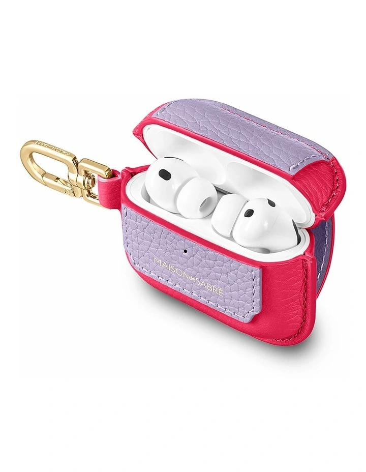 The AirPods Pro 3 Case Charm in Fuchsia Lavender image 4