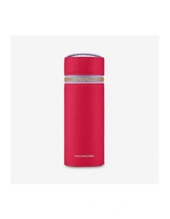 The Leather Brush Case in Fuchsia Lavender