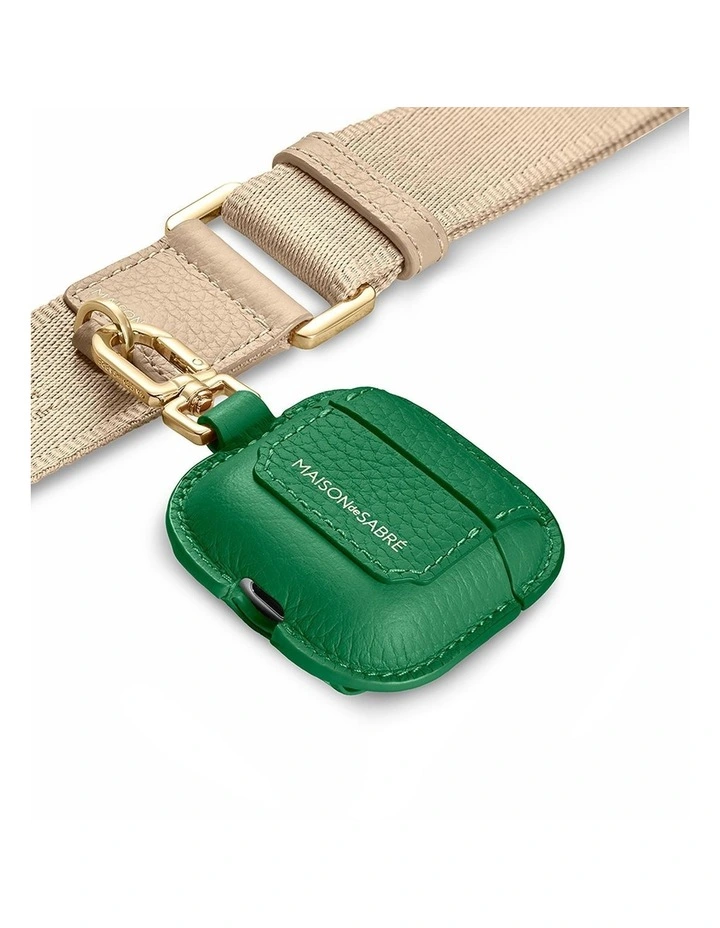 The AirPods 4 Case Charm in Emerald Green image 2