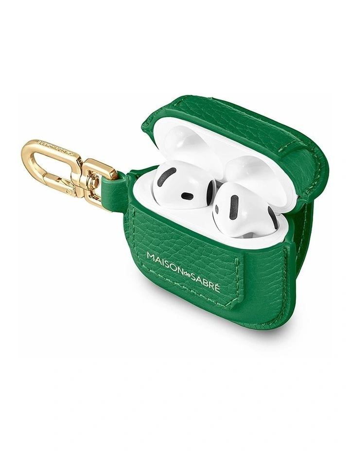 The AirPods 4 Case Charm in Emerald Green image 4