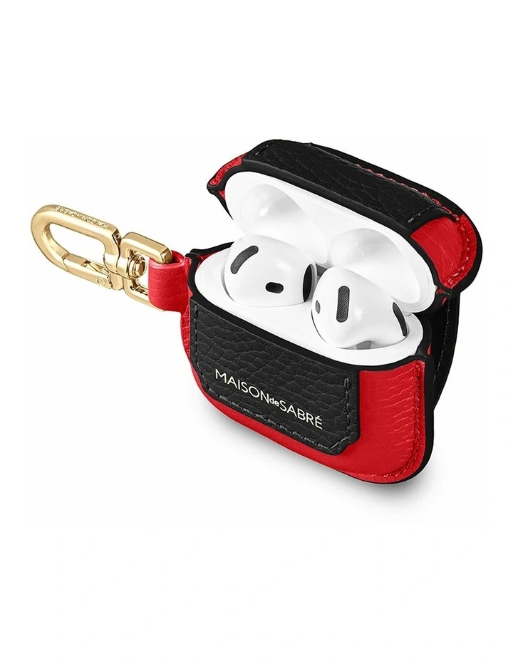 The AirPods 4 Case Charm in Rouge Noir image 4