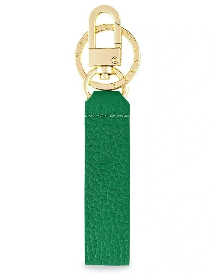 The Upcycled Keychain in Emerald Green image 1