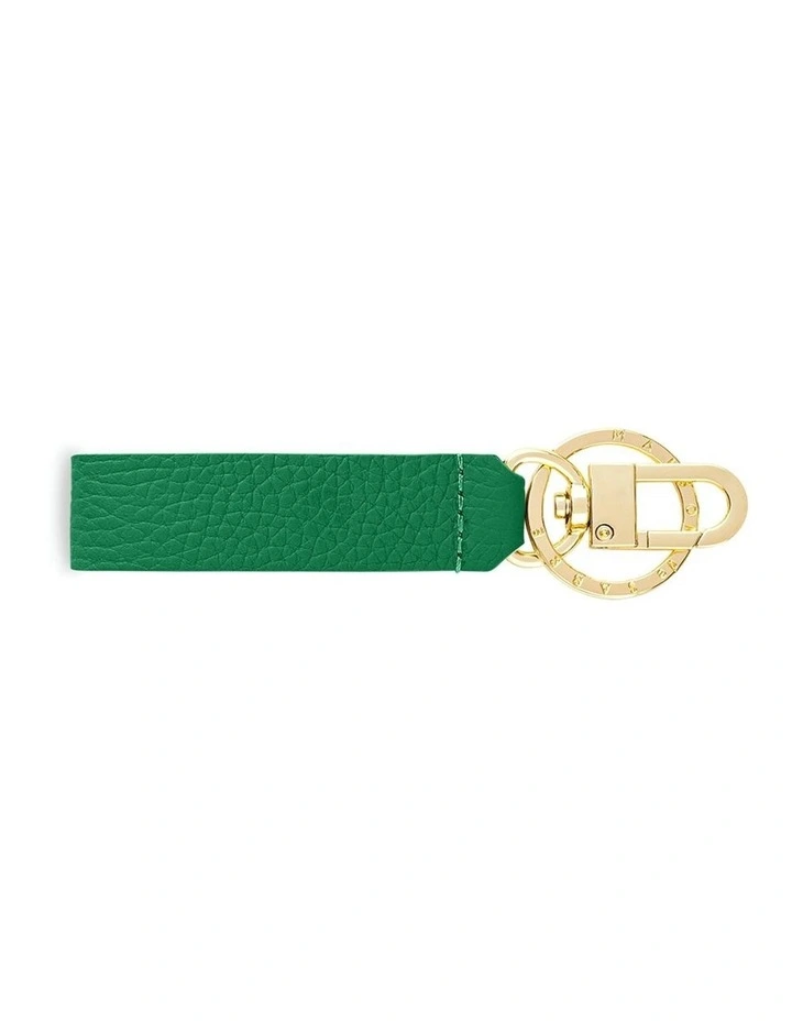 The Upcycled Keychain in Emerald Green image 2