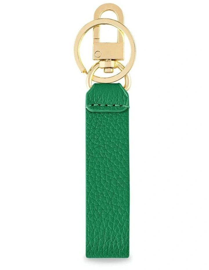 The Upcycled Keychain in Emerald Green image 3