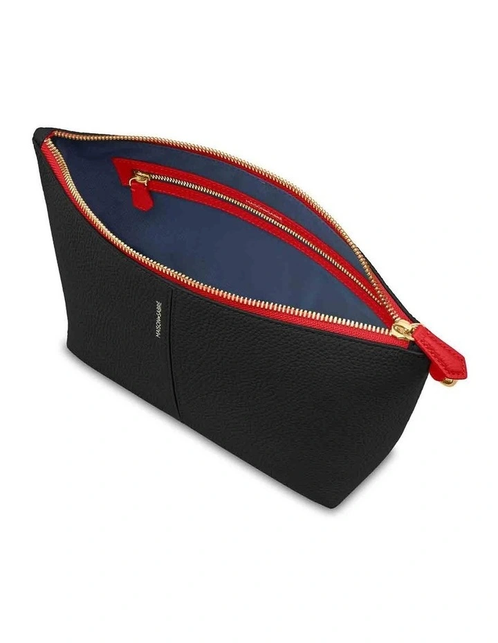 The Small Flaire Pouch in Rouge Noir image 3