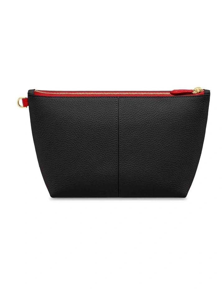 The Small Flaire Pouch in Rouge Noir image 5