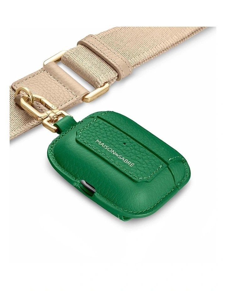 The AirPods Pro 3 Case Charm in Emerald Green image 2