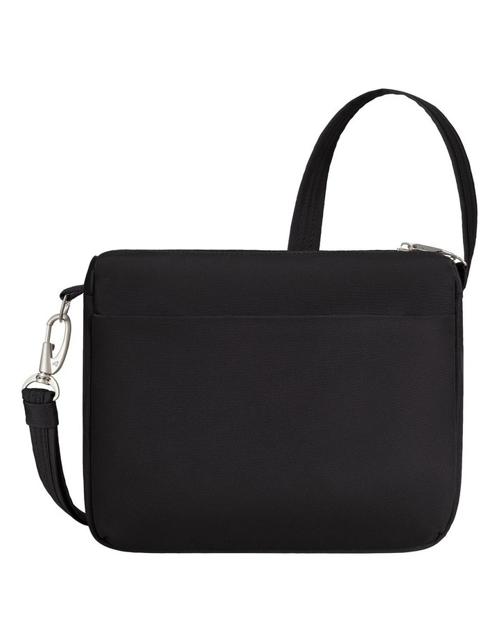 Classic Anti-Theft Small East/West Crossbody Bag in Black image 2