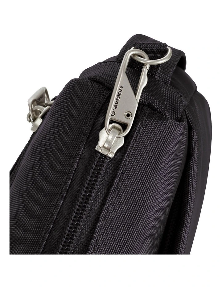 Classic Anti-Theft Small East/West Crossbody Bag in Black image 5