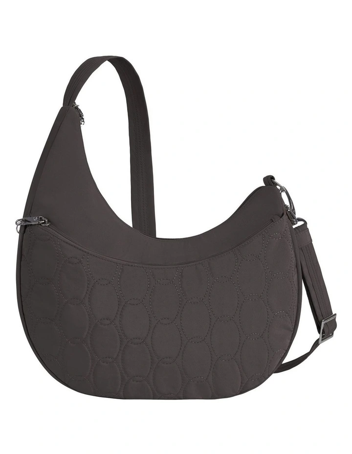 Runways Anti-Theft Asymmetric Hobo Bag in Smoke image 1