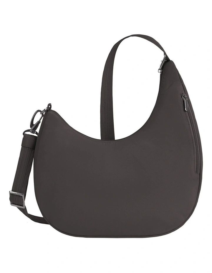 Runways Anti-Theft Asymmetric Hobo Bag in Smoke image 2