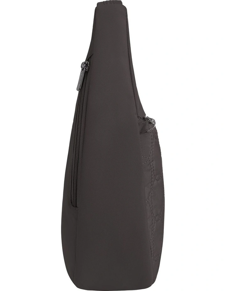 Runways Anti-Theft Asymmetric Hobo Bag in Smoke image 3