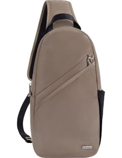 Classic Anti-Theft Sling Bag in Hazelnut