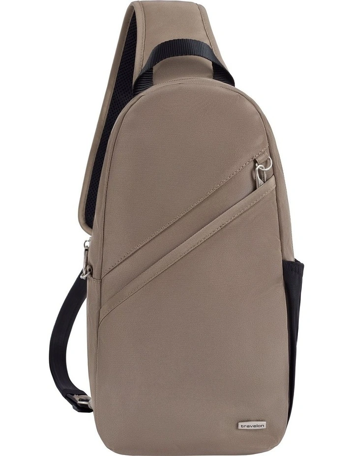 Classic Anti-Theft Sling Bag in Hazelnut image 1