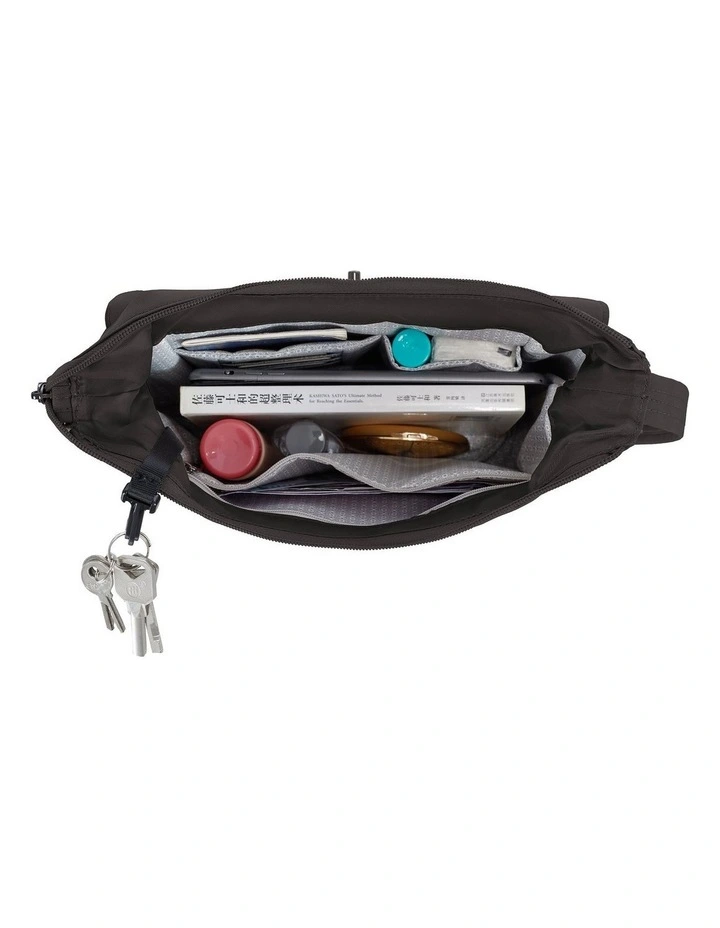 Runways Anti-Theft Medium Crossbody Bag in Smoke image 4