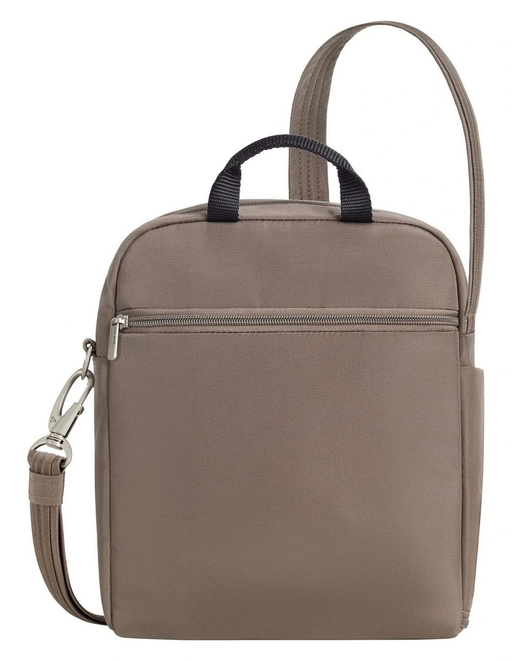 Classic Anti-Theft Tablet Medium Tour Bag in Hazelnut image 2