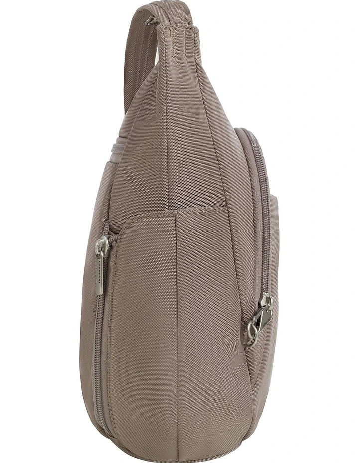 Classic Anti-Theft Crossbody Bucket Bag in Hazelnut image 3