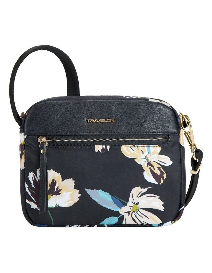 Addison Anti-Theft Small Crossbody Bag in Midnight Floral image 1