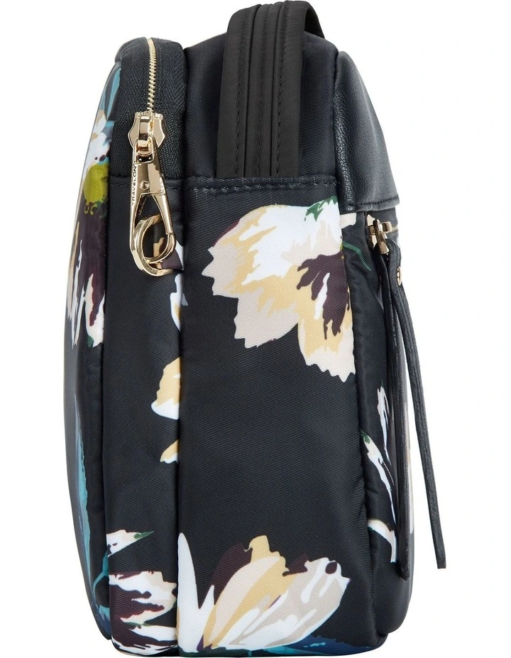 Addison Anti-Theft Small Crossbody Bag in Midnight Floral image 3