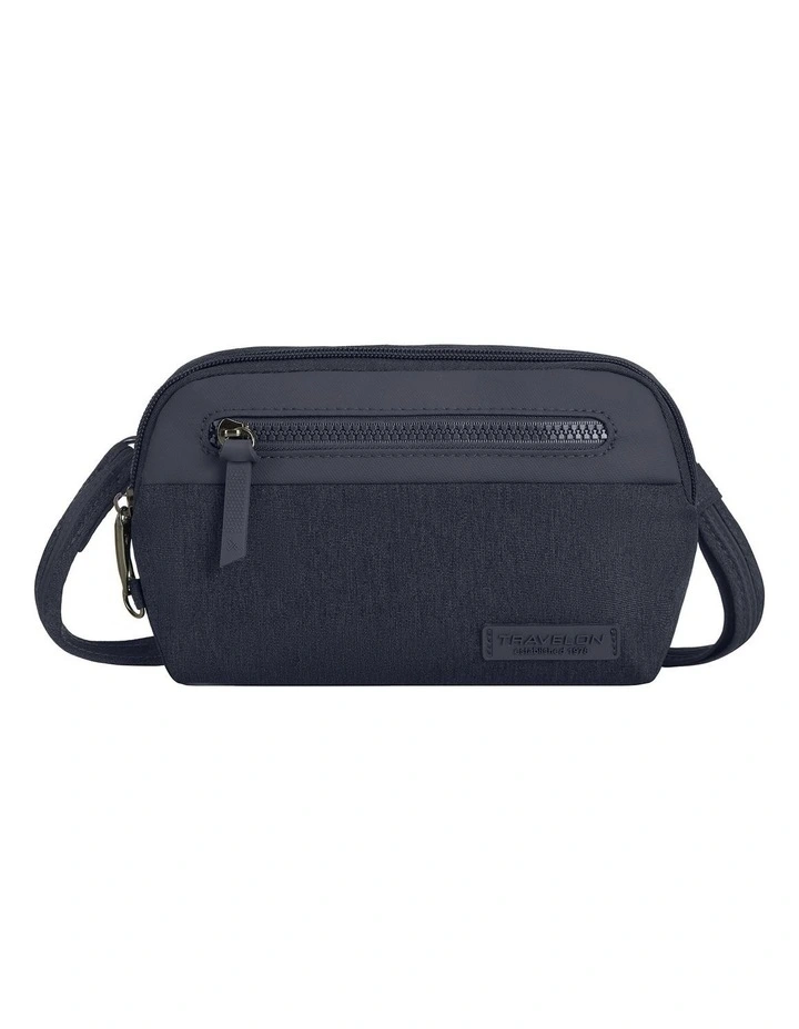 Metro Anti-Theft Convertible Small Crossbody Bag in Navy Heather image 1