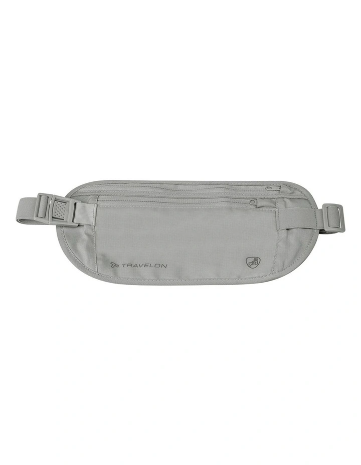 RFID Blocking Undergarment Waist Pouch in Gray image 1
