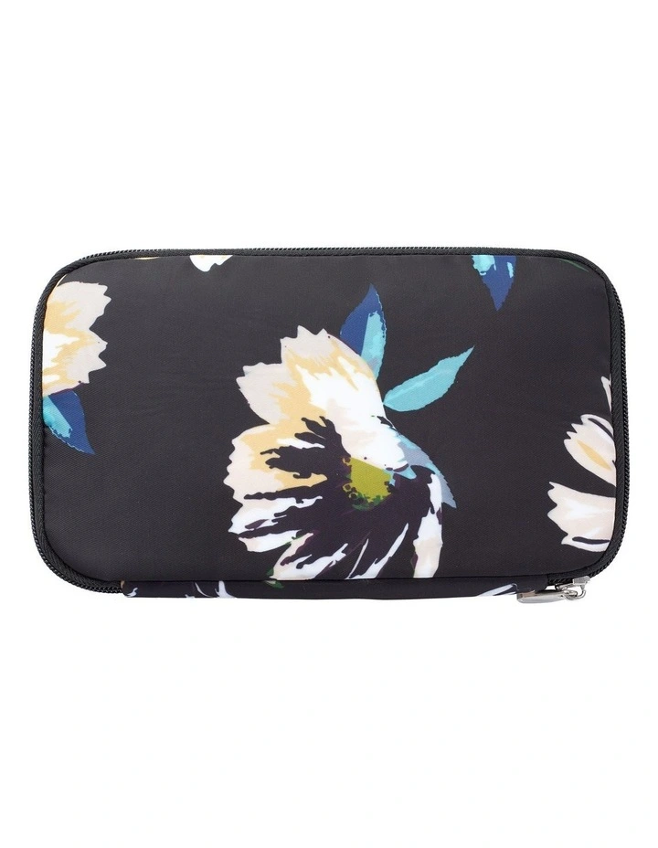 RFID Blocking Family Passport Wallet in Midnight Floral image 2