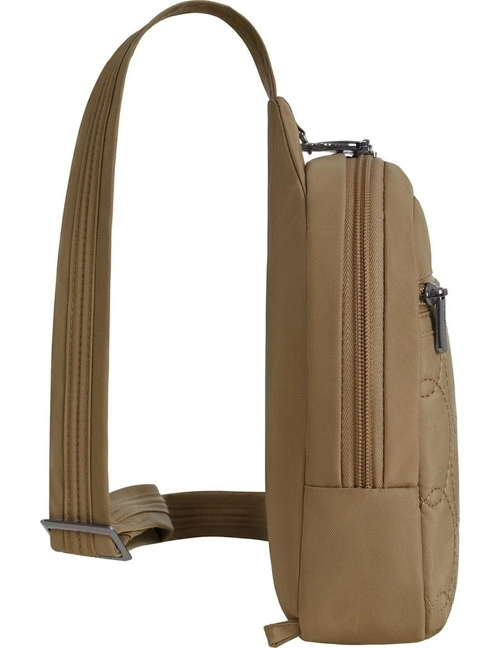 Runways Anti-Theft Small Sling Bag in Latte image 3