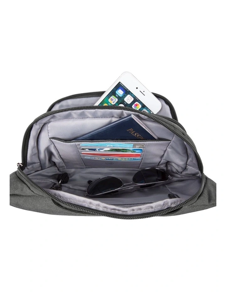 Metro Anti-Theft Waist Pack in Grey Heather image 4
