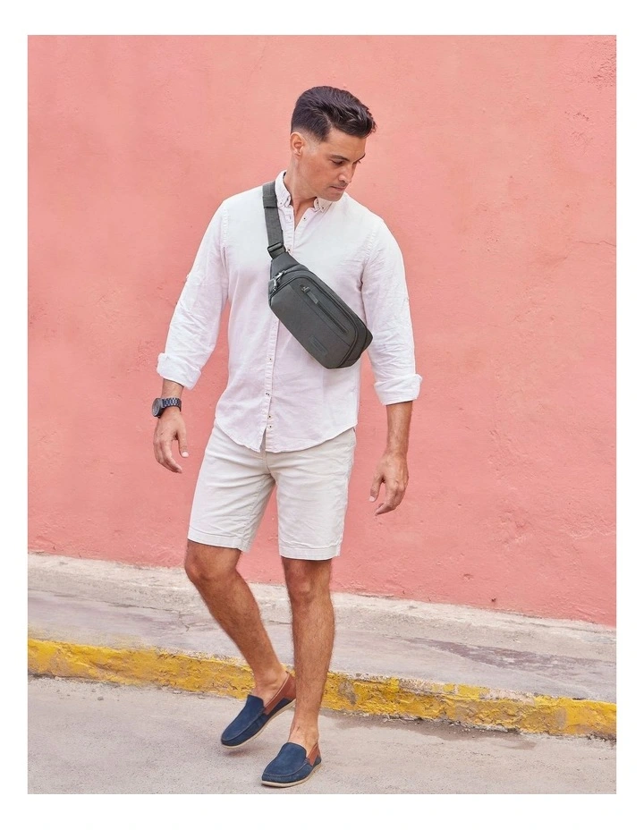 Metro Anti-Theft Waist Pack in Grey Heather image 6
