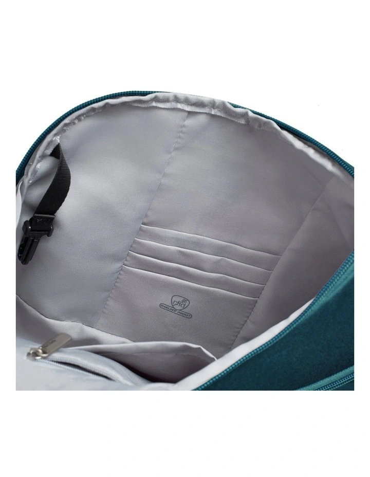 Classic Anti-Theft Crossbody Bag in Teal image 5