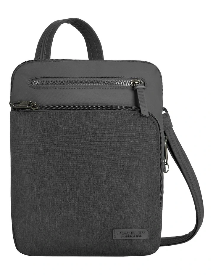 Metro Anti-Theft Small Crossbody Bag in Gray Heather image 1