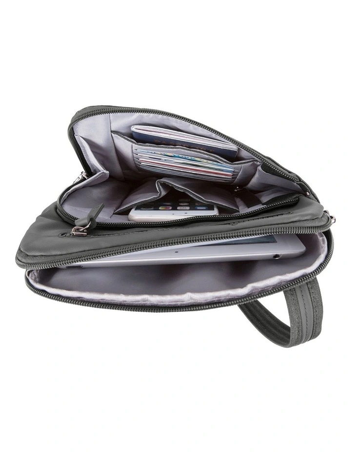 Metro Anti-Theft Small Crossbody Bag in Gray Heather image 4