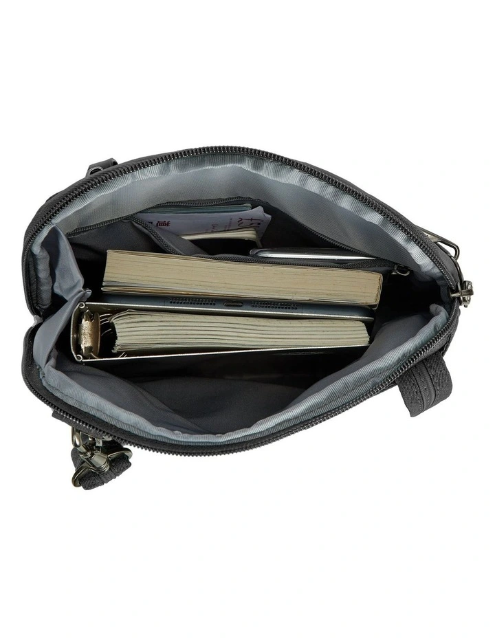 Metro Anti-Theft Small Crossbody Bag in Gray Heather image 5