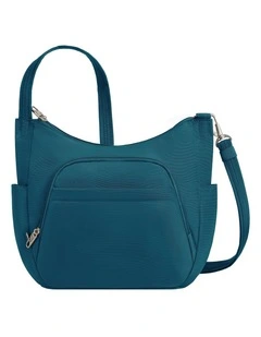 Classic Anti-Theft Crossbody Bucket Bag in Teal