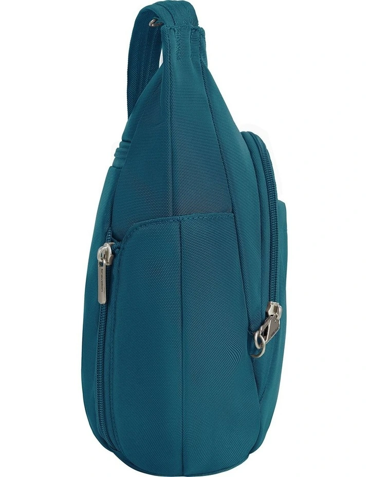Classic Anti-Theft Crossbody Bucket Bag in Teal image 3