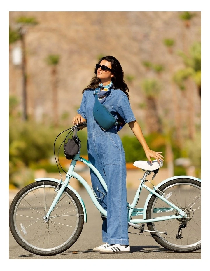 Roam Anti-Theft Compact Sling Bag in Capri Blue image 6
