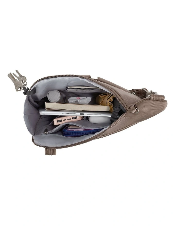 Classic Anti-Theft Crossbody Bag in Hazelnut image 4