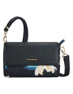 Addison Anti-Theft Covertible Belt Bag in Midnight Floral