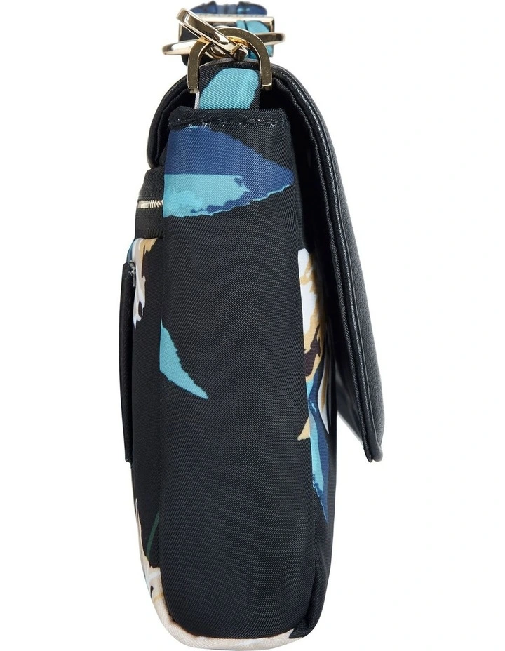 Addison Anti-Theft Covertible Belt Bag in Midnight Floral image 3