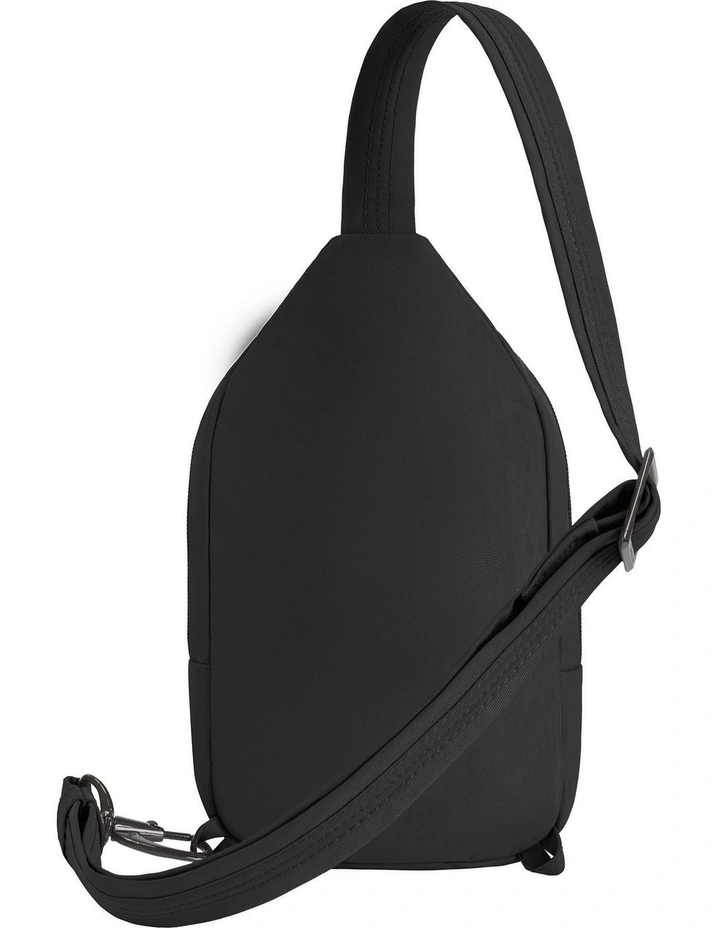 Runways Anti-Theft Small Sling Bag in Black image 2