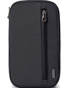 RFID Blocking Family Passport Wallet in Black