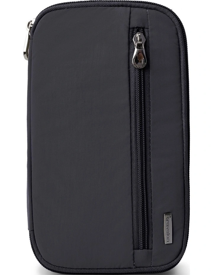 RFID Blocking Family Passport Wallet in Black image 1