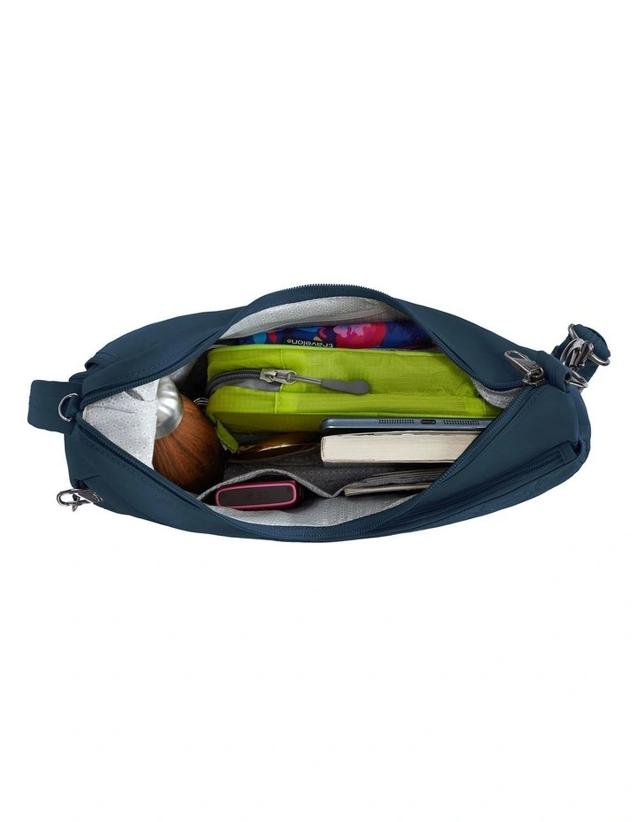 Runways Anti-Theft Asymmetric Hobo Bag in Ocean image 4