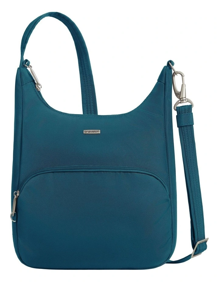 Classic Anti-Theft Essential Messenger Bag in Teal image 1