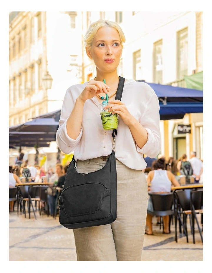 Classic Anti-Theft Essential Messenger Bag in Teal image 6