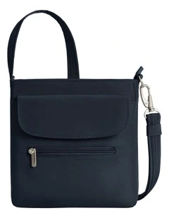 Classic Anti-Theft Mini Shoulder Bag in Midnight