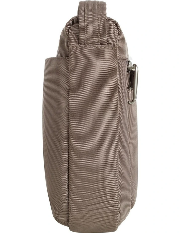 Classic Anti-Theft Small East/West Crossbody Bag in Hazelnut image 3