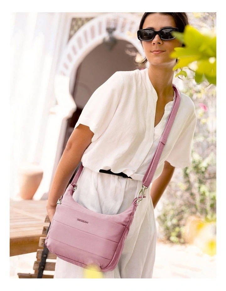 Roam Anti-Theft Medium Crossbody Bag in Desert Pink image 6