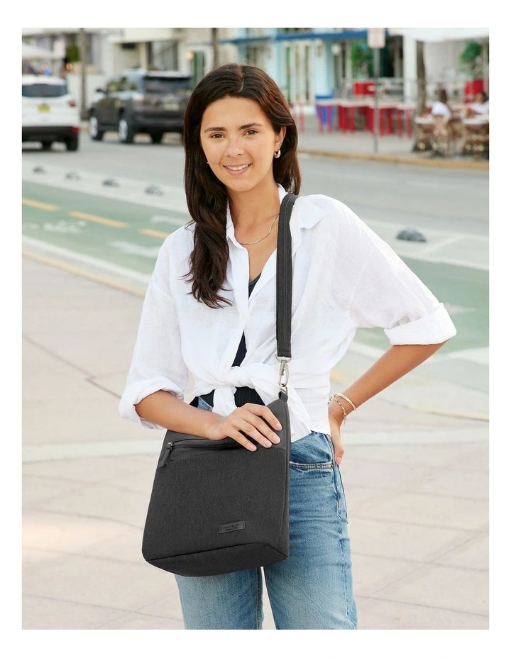 Metro Anti-Theft Crossbody Bag in Black image 6