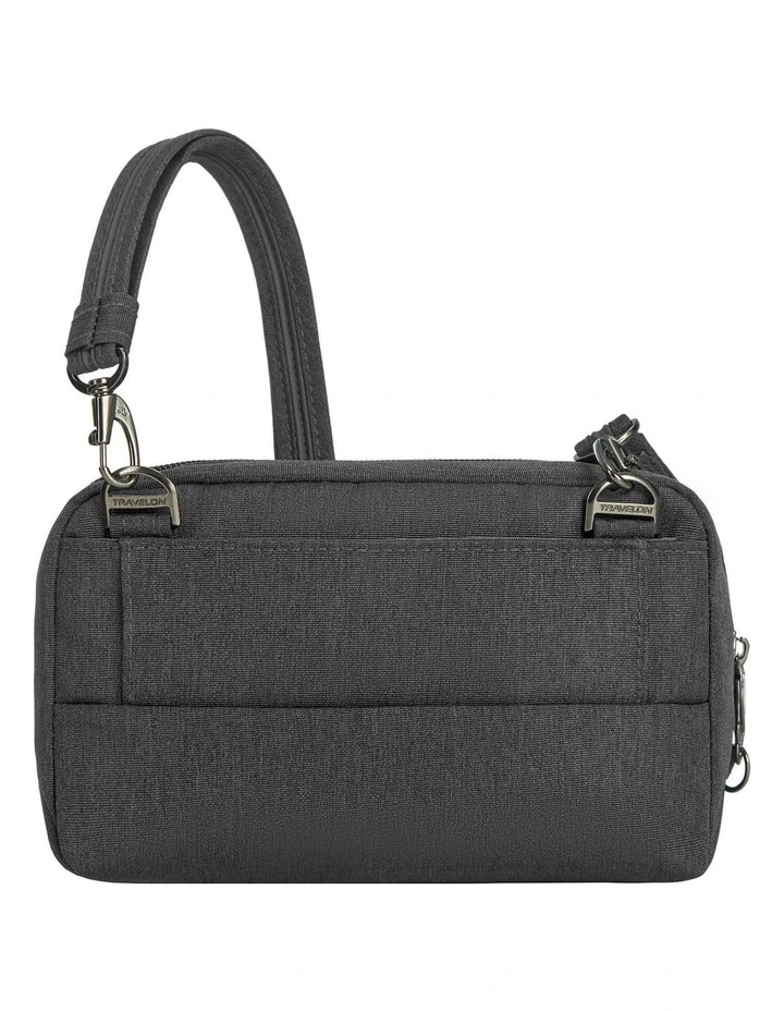 Metro Anti-Theft Convertible Small Crossbody Bag in Gray Heather image 2